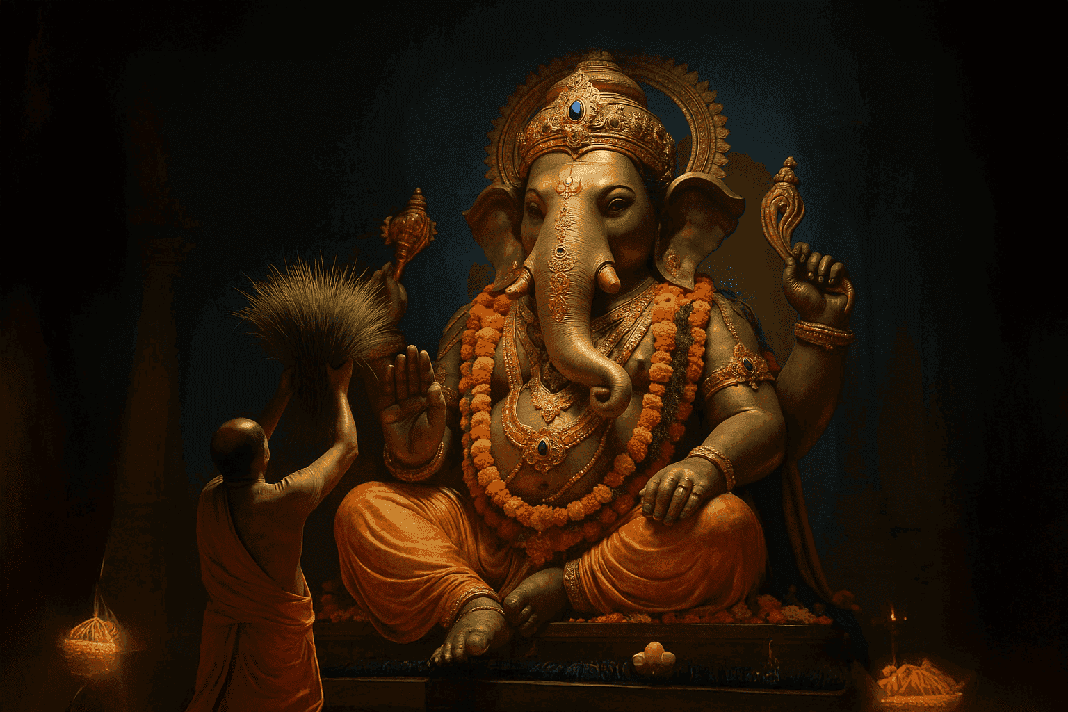 Chaturthi Spl Sahasra Durva Archana
